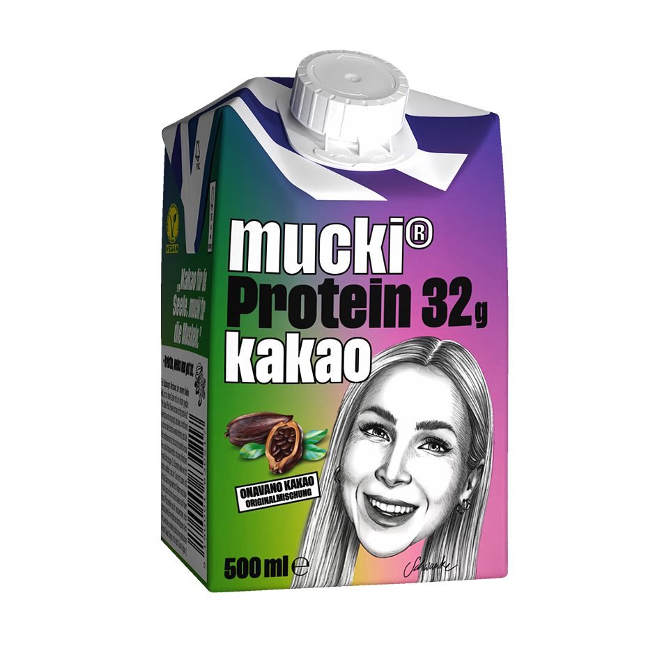mucki Plant Protein 32g Kakao 0,5 L EINWEG ohne Pfand