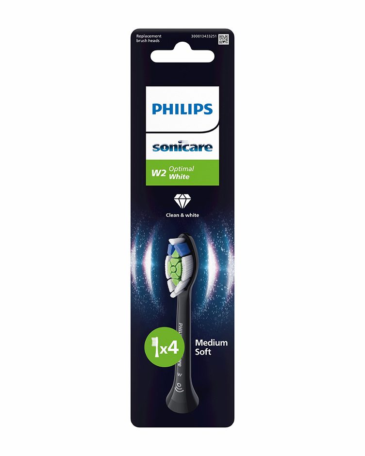 Philips Aufsteckbürsten Optimal Schwarz W2