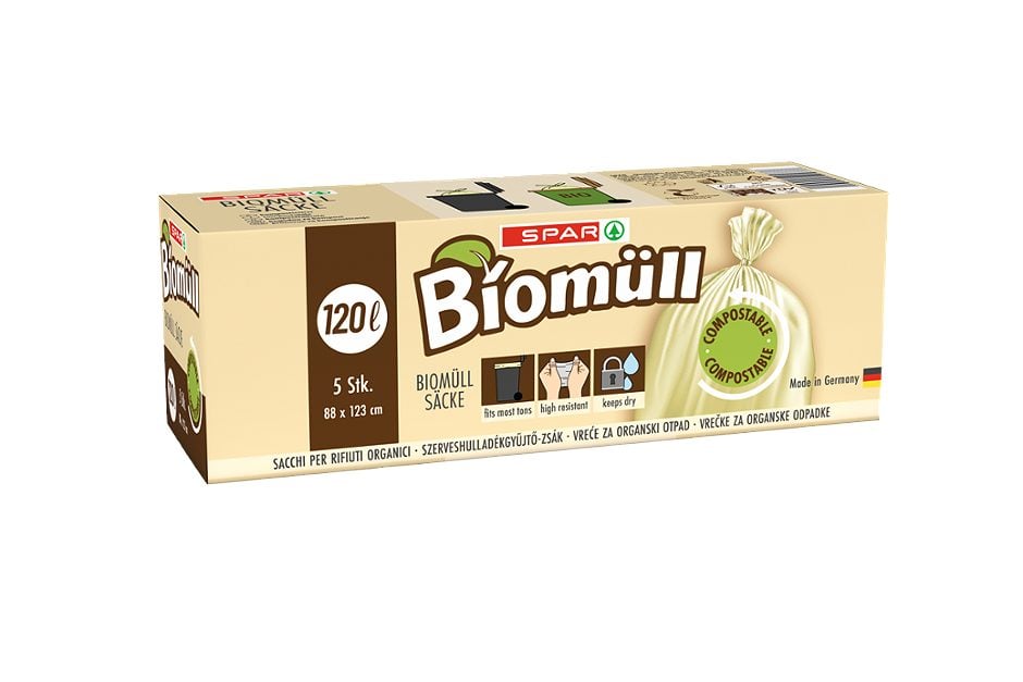 SPAR Biomüllbeutel 120l 5 Stk.