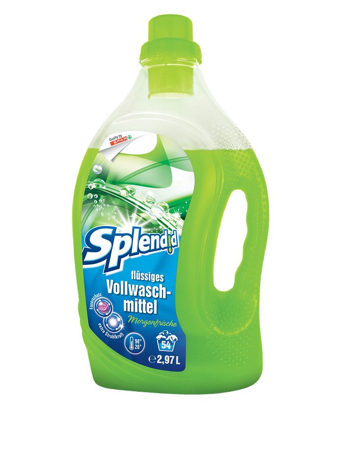 Splendid Flüssiges Vollwaschmittel Morgenfrische 54WG