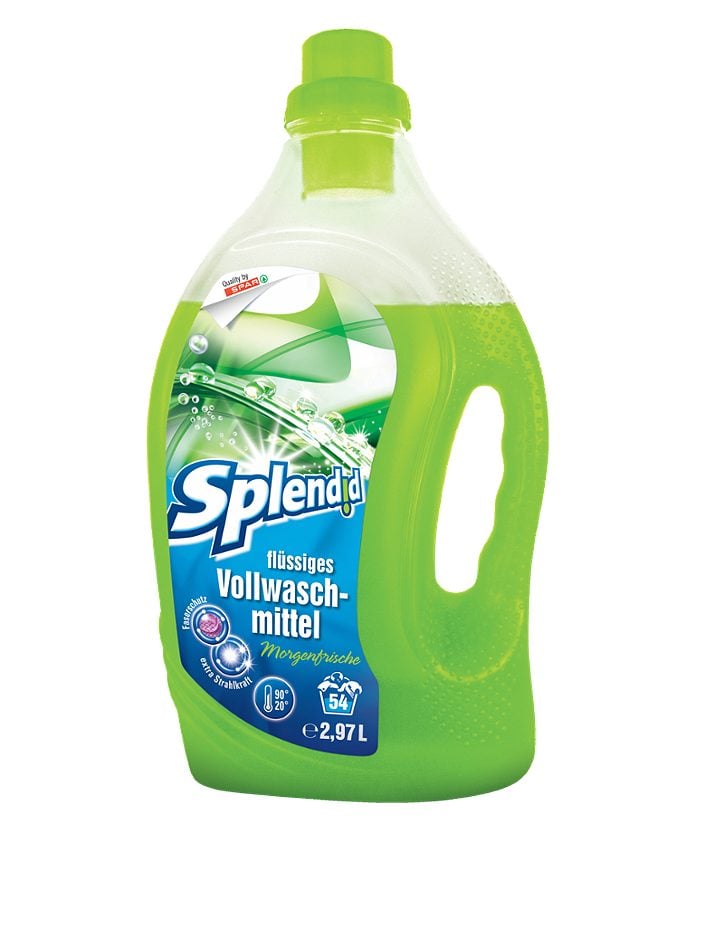 Splendid Flüssiges Vollwaschmittel Morgenfrische 54WG