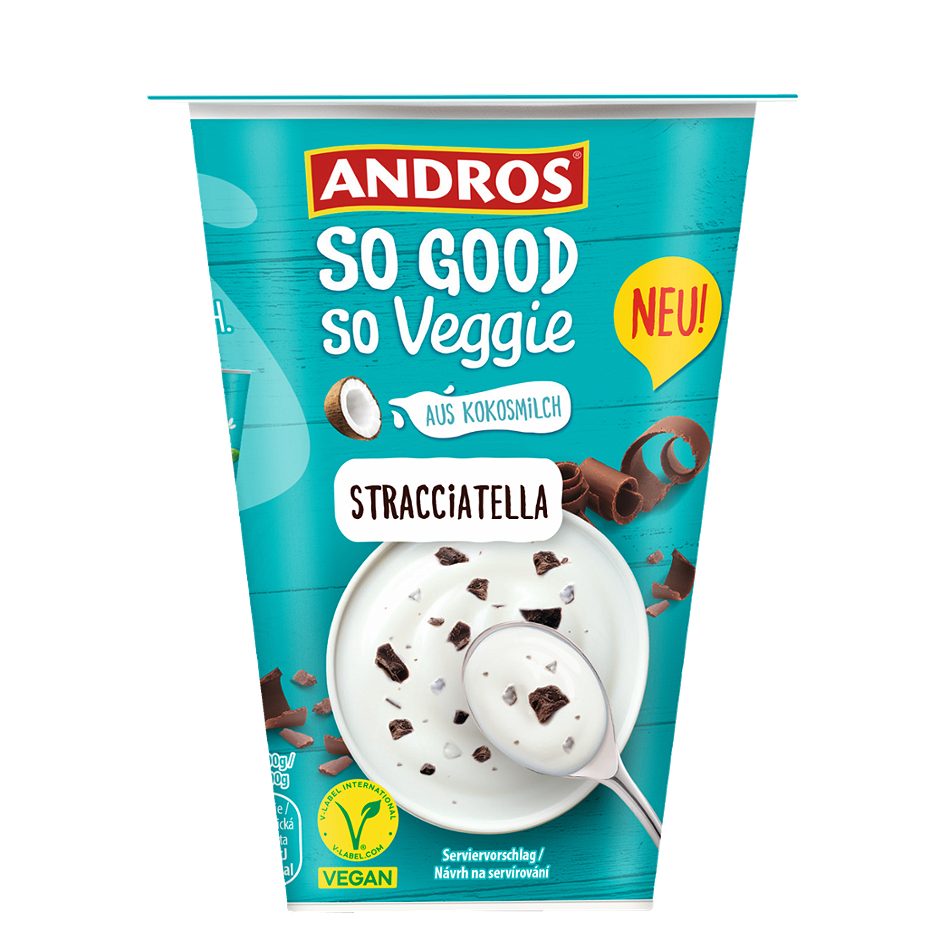 Andros aus Kokosmillch Stracciatella 350 G