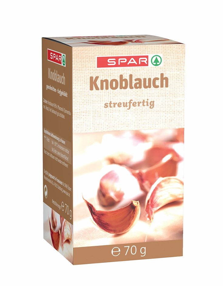 SPAR Knoblauch streufertig 70 G