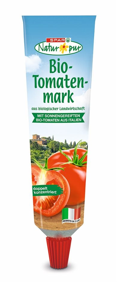 SPAR Natur*pur Bio-Tomatenmark doppelt konzentriert 200 G