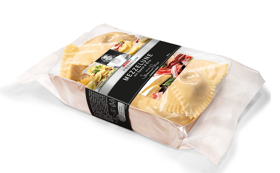 SPAR PREMIUM Edition Johanna Maier Mezzelune mit Speck & Brie 250 G