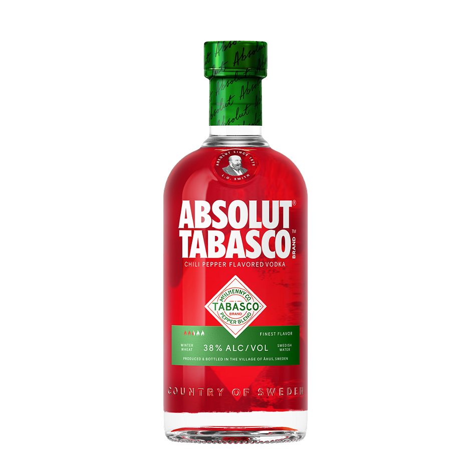 Absolut Tabasco Brand Chili Pepper Flavoured Vodka 0,7 L