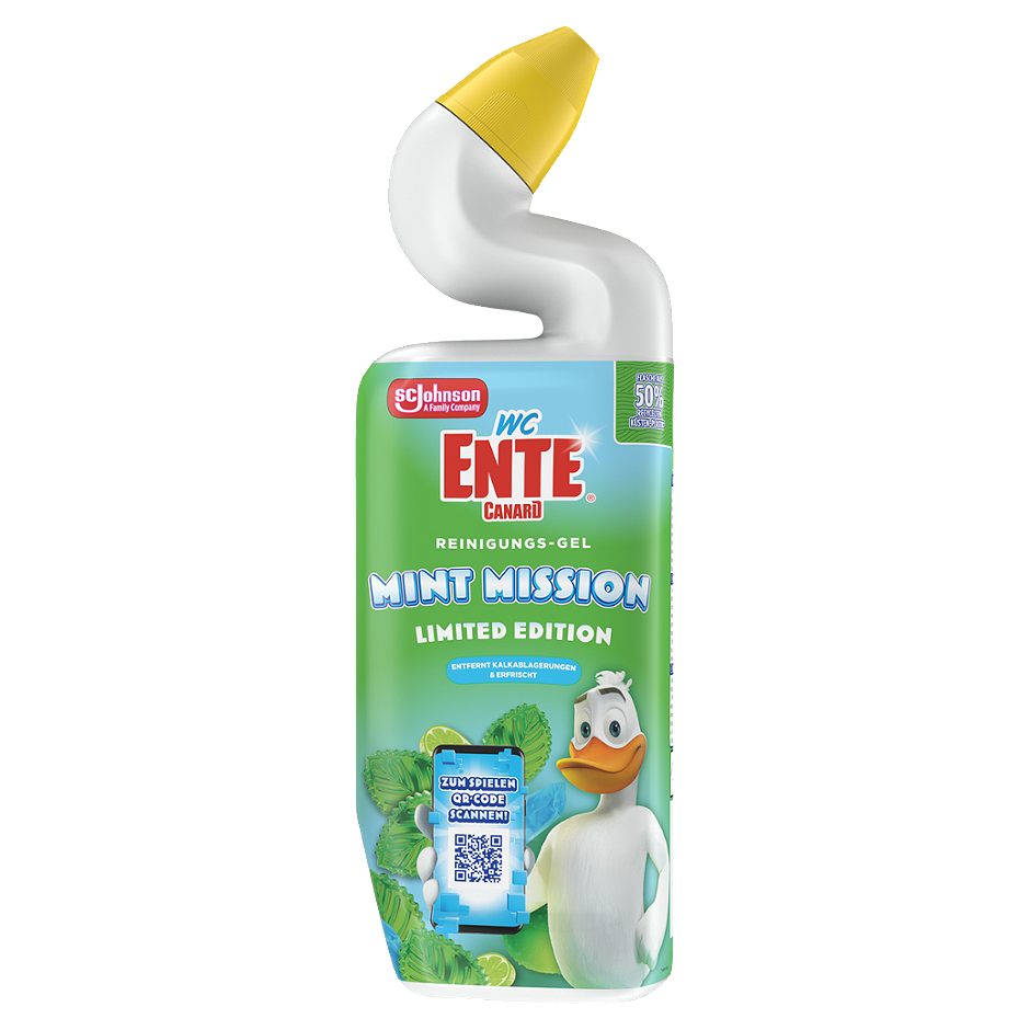 WC-Ente Limited Edition Reinigungs-Gel Mint Mission 750ml