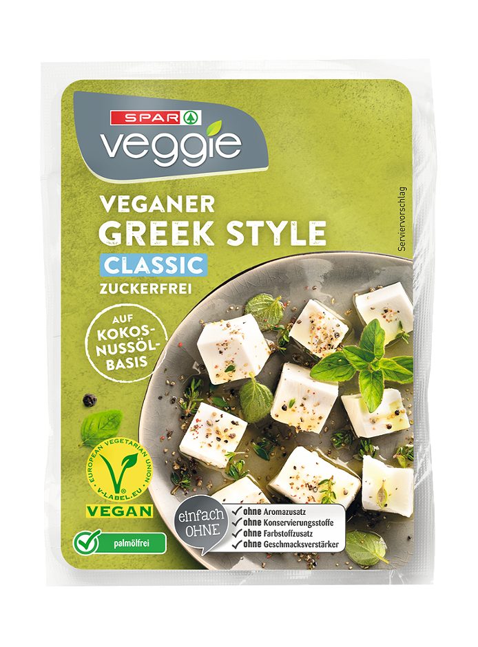 SPAR Veggie veganer Greek Style Classic 150 G