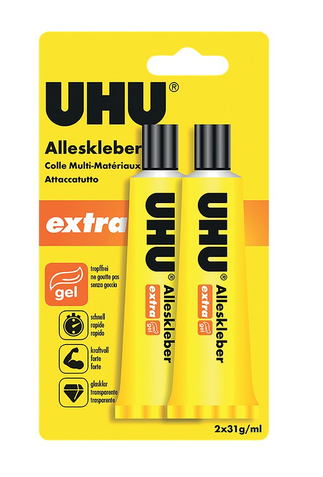UHU Alleskleber Extra, 2 x 31g