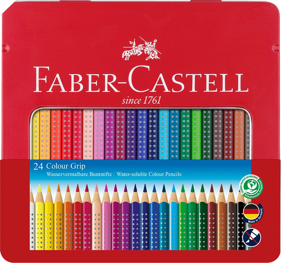 Faber Castell Buntstifte Grip 24 Farben