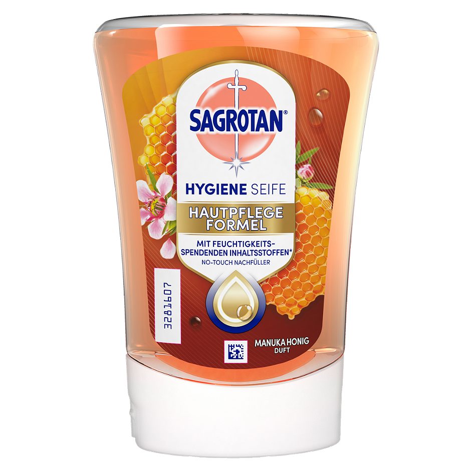 Sagrotan No-Touch Seifenspender-Nachfüller Manuka Honig Duft 250 ml