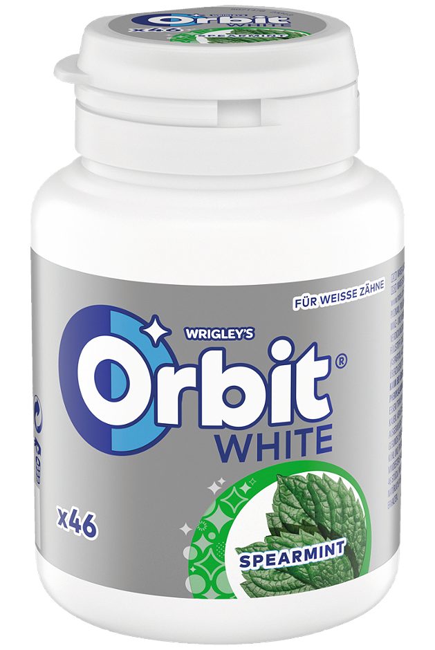 Orbit White Bottle Spearmint 64 G