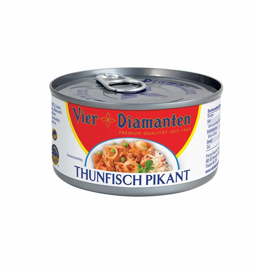 4 Diamanten Thunfisch pikant 185 G