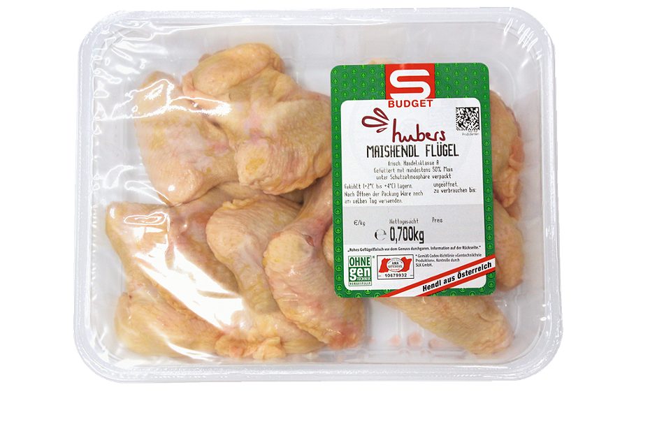 S-BUDGET Maishendl Flügel 700 G