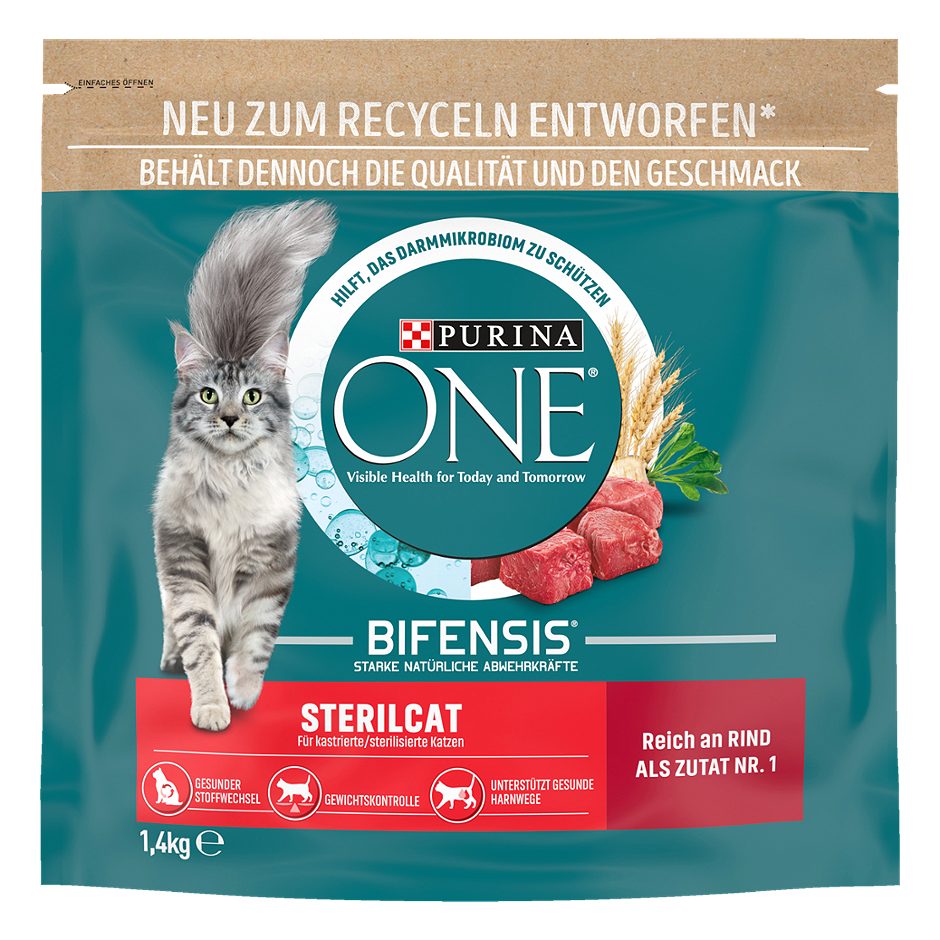 Purina One Katzentrockennahrung Sterilcat 1,4 KG