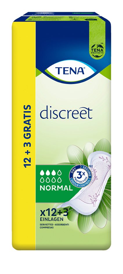 Tena discreet Einlagen Normal 12 Stück