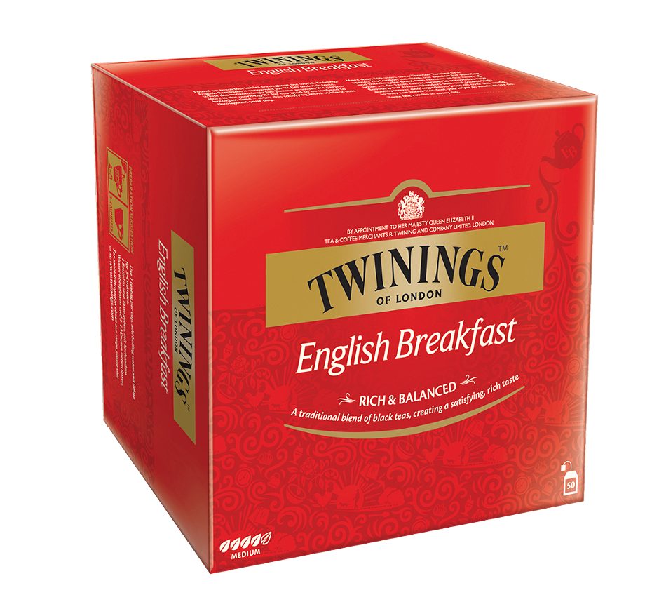 Twinings Schwarztee English Breakfast 50 Teebeutel