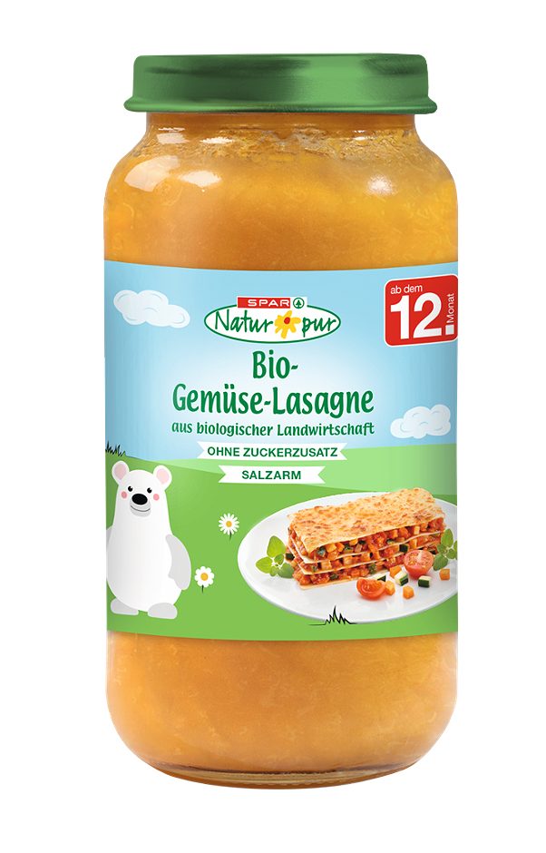 SPAR Natur*pur Bio-Gemüse-Lasagne 250 G