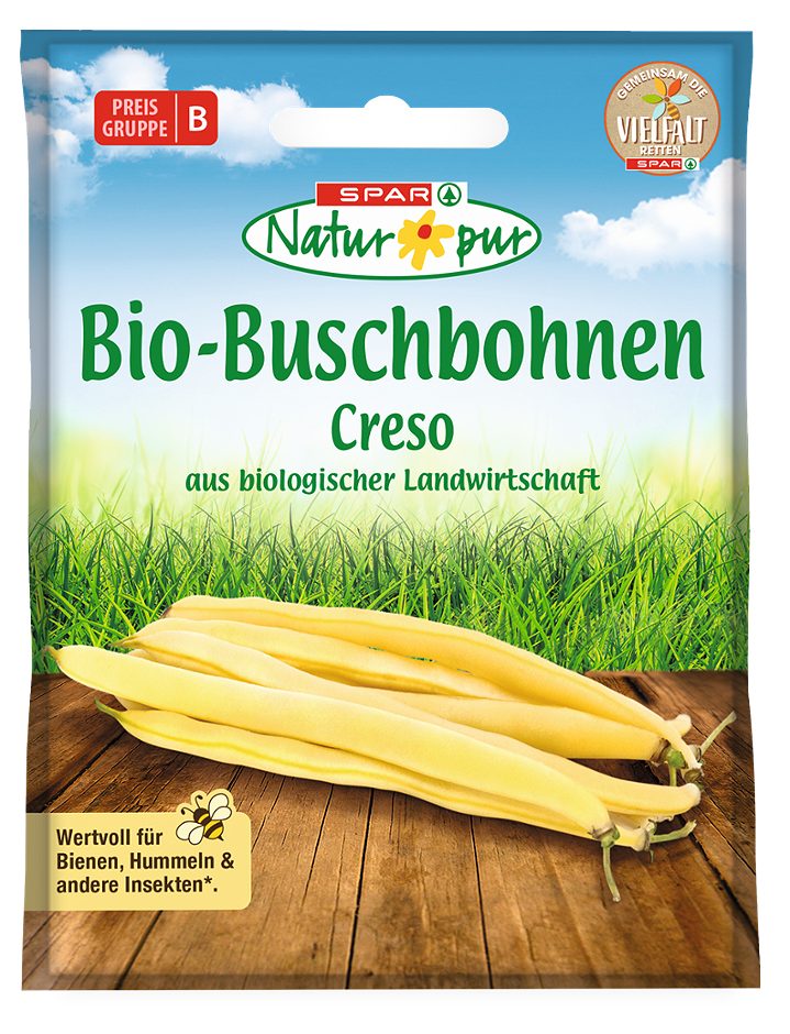SPAR Natur*pur Saatgut Bio-Buschbohnen – Hildora