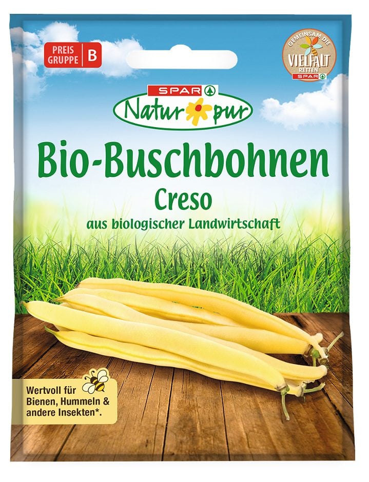 SPAR Natur*pur Saatgut Bio-Buschbohnen – Hildora
