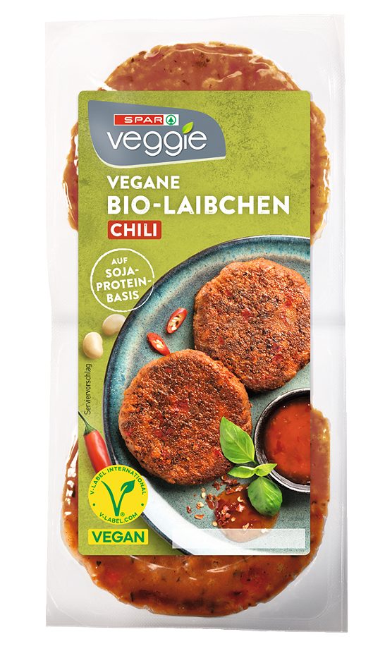 SPAR Veggie vegane Bio-Laibchen Chili 200 G