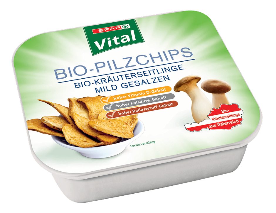 SPAR Vital Bio-Pilzchips mild gesalzen 30 G