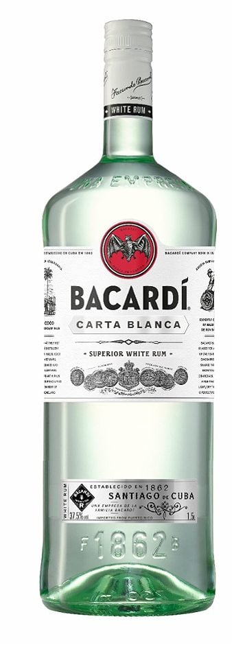 Bacardi Carta Blanca Rum 1,5 L