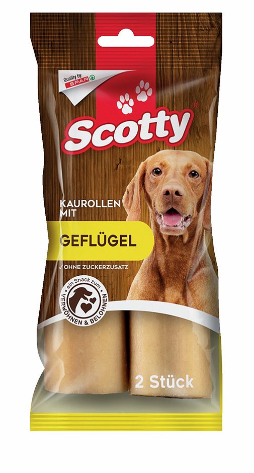 Scotty Kaurollen mit Geflügel 2 Stück 200 G
