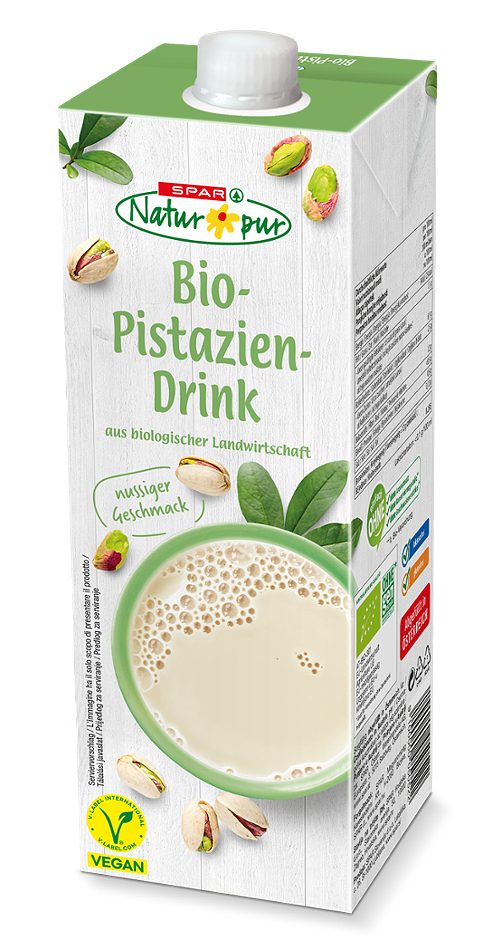 SPAR Natur*pur Bio-Pistazien-Drink 1 L