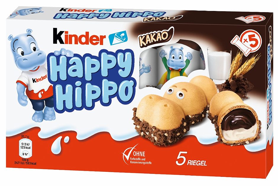 Ferrero Kinder Happy Hippo Kakao 103 G