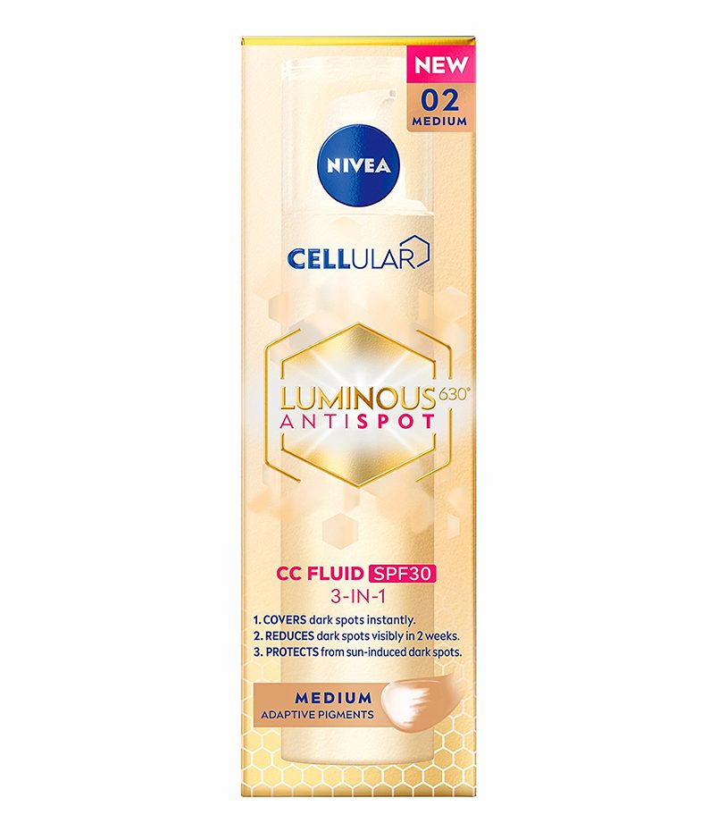 Nivea CC Fluid 3in1 / 02 Medium / LSF 30 40ml
