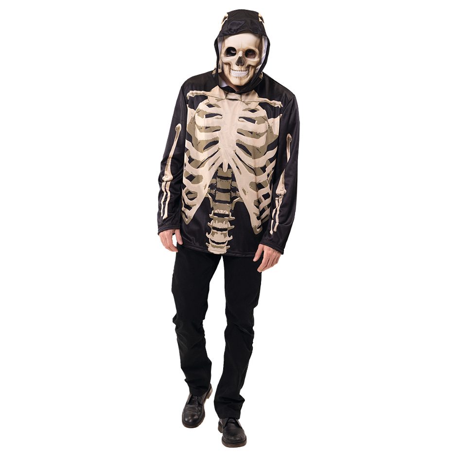 PartyXPeople Hoodie Skelett L/XL