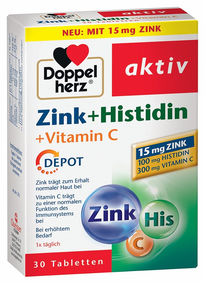 Doppelherz Zink & Histidin Depot 30 Tabletten 57 G