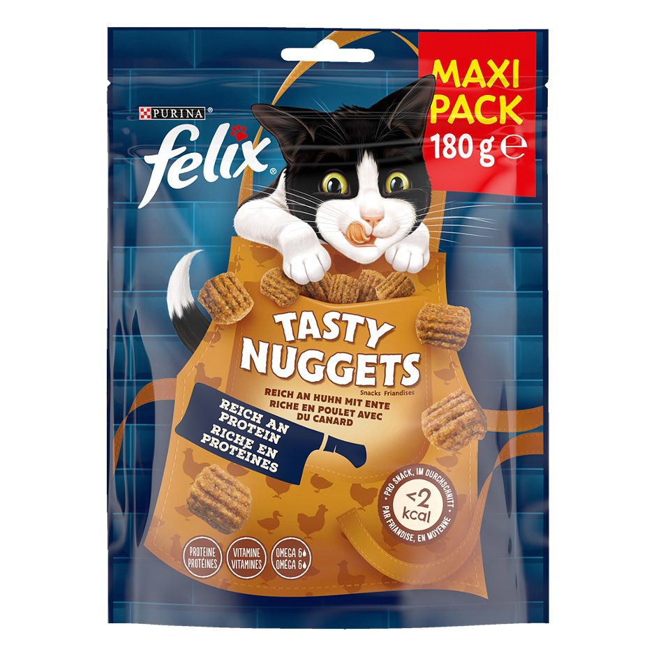 Felix Katzensnack Nuggets Huhn & Ente 180 G