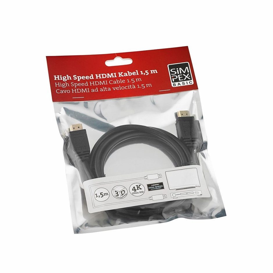 SIMPEX BASIC HDMI-Kabel 1,5 m