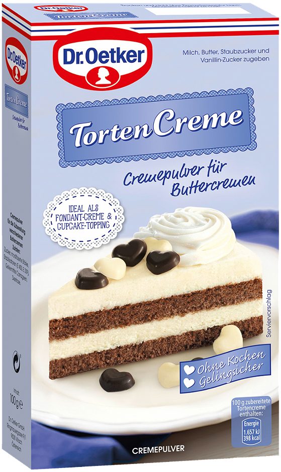 Dr. Oetker Tortencreme Buttercreme 100 G