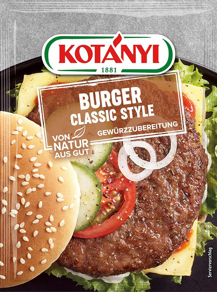 Kotányi Gewürzzubereitung Burger Classic Style 25g