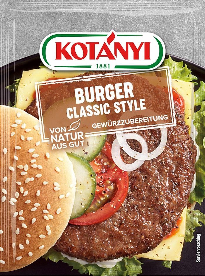 Kotányi Gewürzzubereitung Burger Classic Style 25g