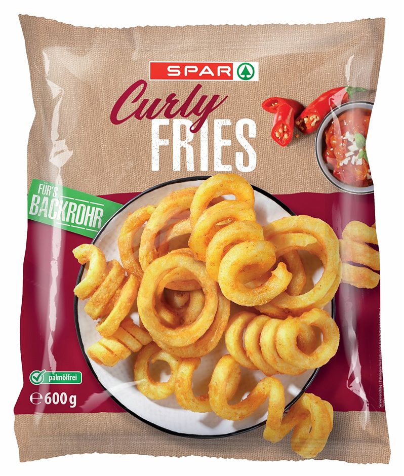 SPAR Curly Fries 600 G