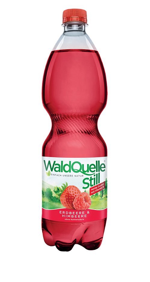 Waldquelle Erdbeere & Himbeere still 1 L EINWEG mit Pfand