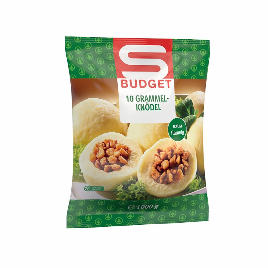 S-BUDGET Grammelknödel 10 Stück 1 KG