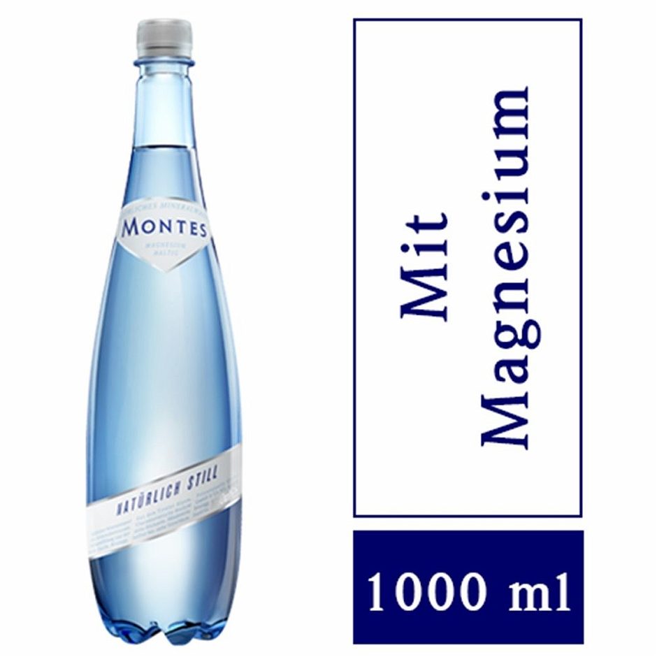 Montes Natürliches Mineralwasser still 1 L EINWEG mit Pfand