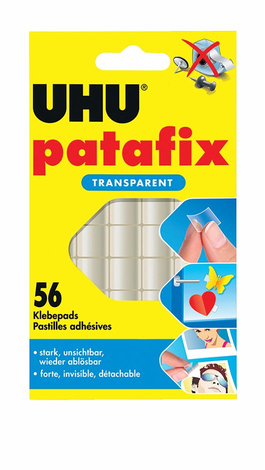 UHU Patafix 56 Klebepads, transparent