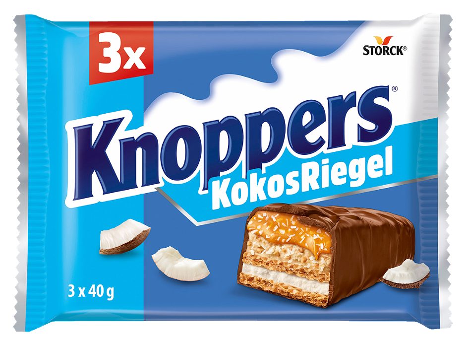 Knoppers Nussriegel Kokos 3er 120 G