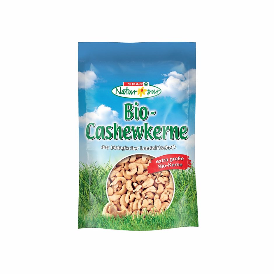 SPAR Natur*pur Bio-Cashewkerne 300 G