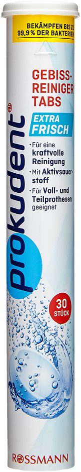 Prokudent Gebissreiniger-Tabs Extra Frisch 30 Stück