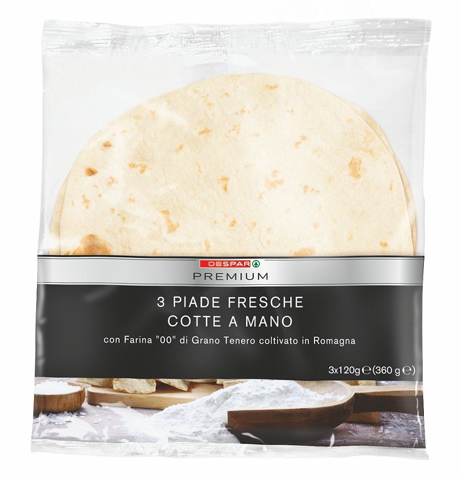DESPAR PREMIUM Piade fresce 3 x 120g 360 G