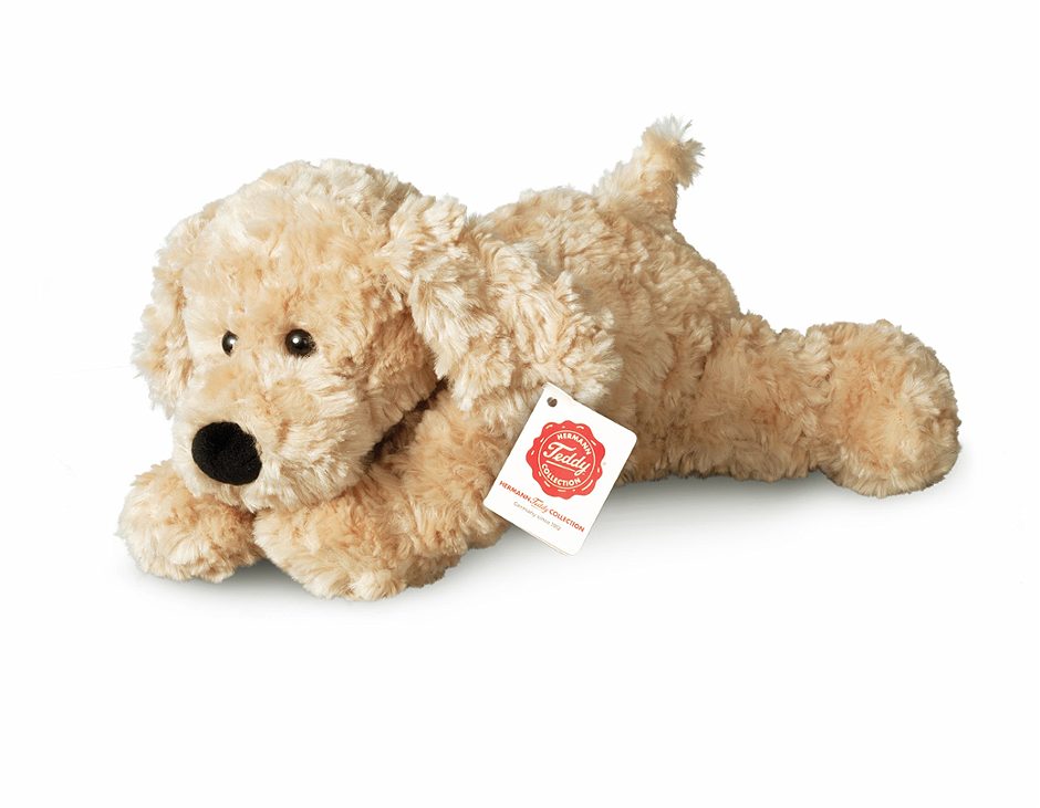 Teddy Hermann Schlenkerhund beige 28cm