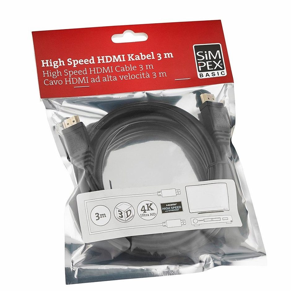 SIMPEX BASIC HDMI-Kabel 3 m