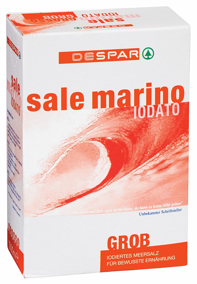 DESPAR sale marino iodato grob 1 KG
